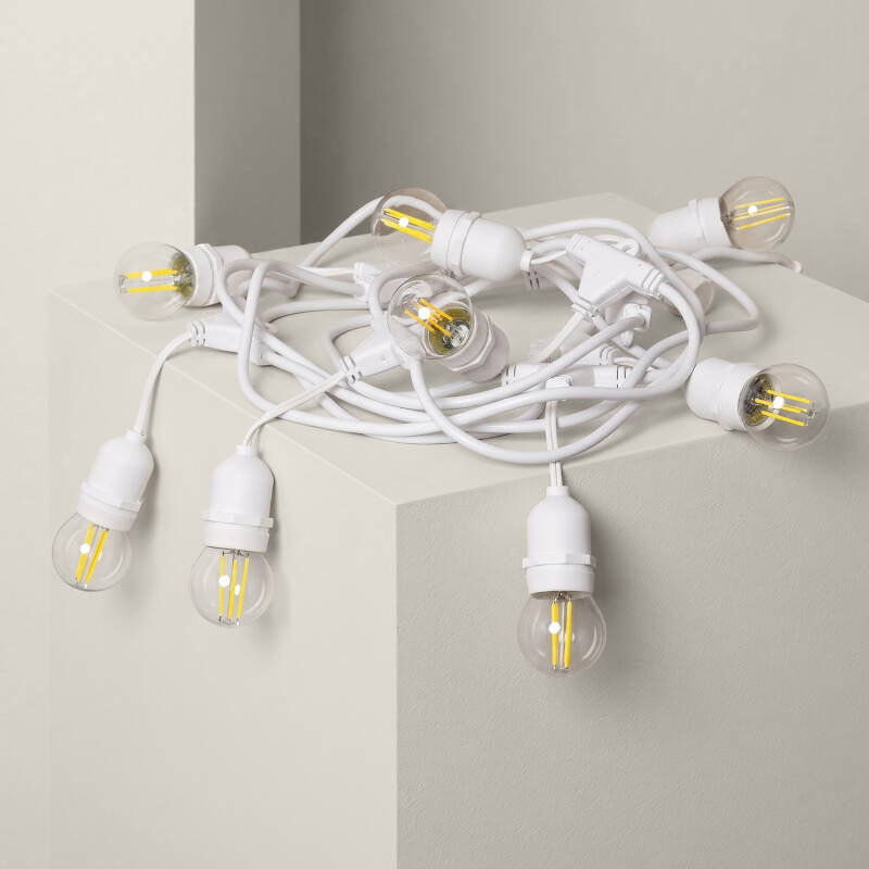 SOLTIVO lichtsnoer met filamentlampen wit
