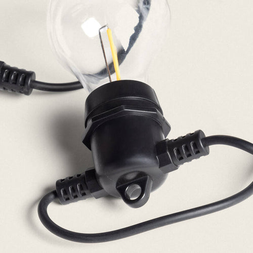 CORDANO lichtsnoer 5 m detail filamentlamp