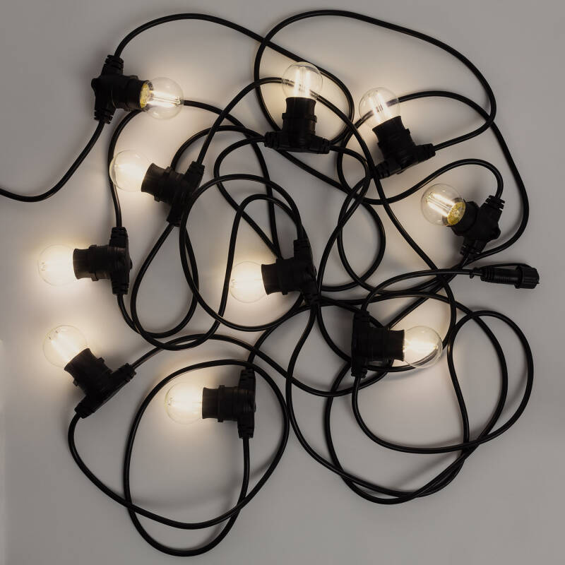 PERLAVO lichtsnoer detail filamentlamp