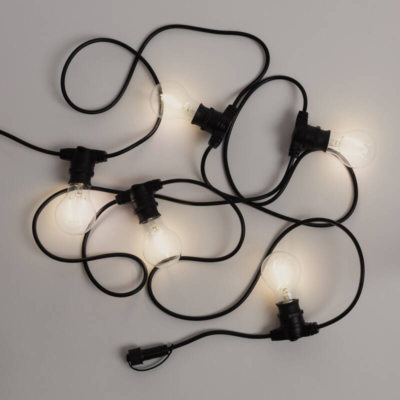 NOCTARO lichtsnoer boven terras