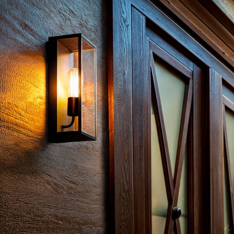 KORVARO buitenwandlamp zwart, afbeelding 4