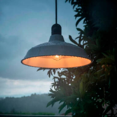 ELVARO buitenhanglamp wit detail