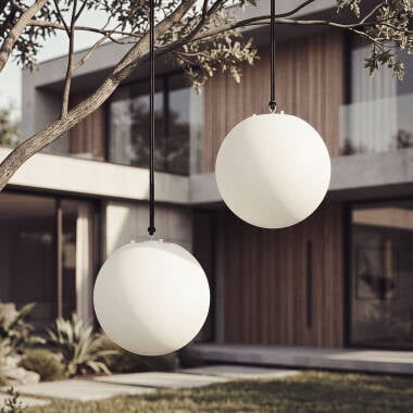 ORBIVO lichtbol wit detail