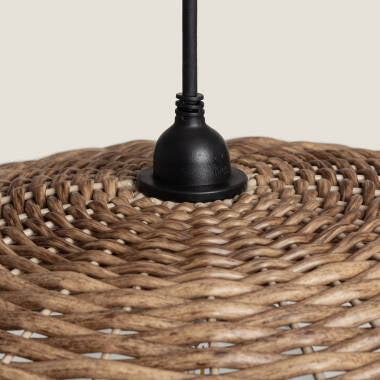 PLANIVO hanglamp rotan-effect brandend