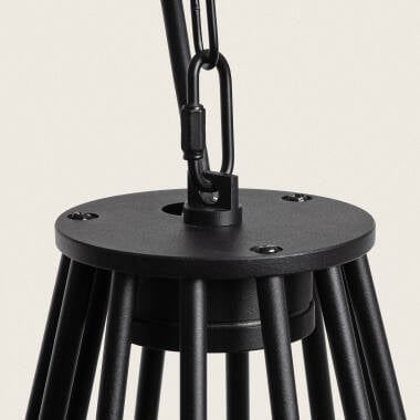 CONDARO buitenhanglamp zwart brandend
