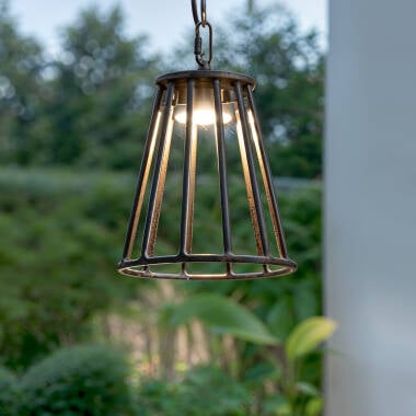 CONDARO buitenhanglamp zwart detail