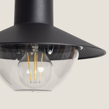 NORVANO buitenhanglamp zwart brandend