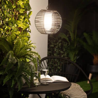 PLUMARO buitenhanglamp bruin sfeerbeeld