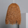 SALVIVO buitenhanglamp rotan-effect naturel