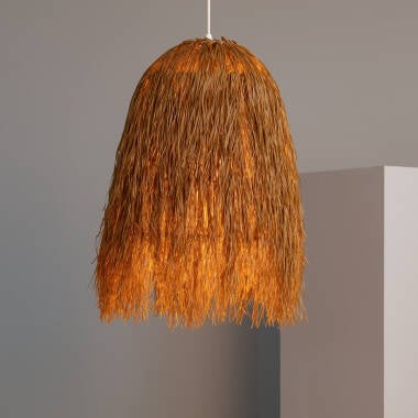 SALVIVO hanglamp rotan-effect brandend