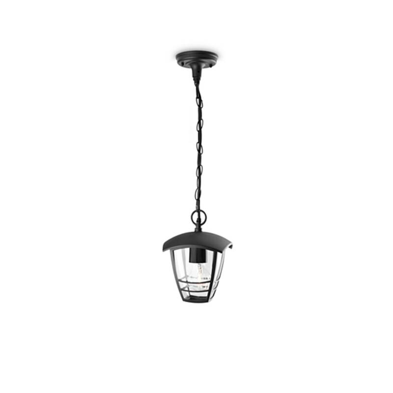 PORTAVO buitenhanglamp lantaarn zwart