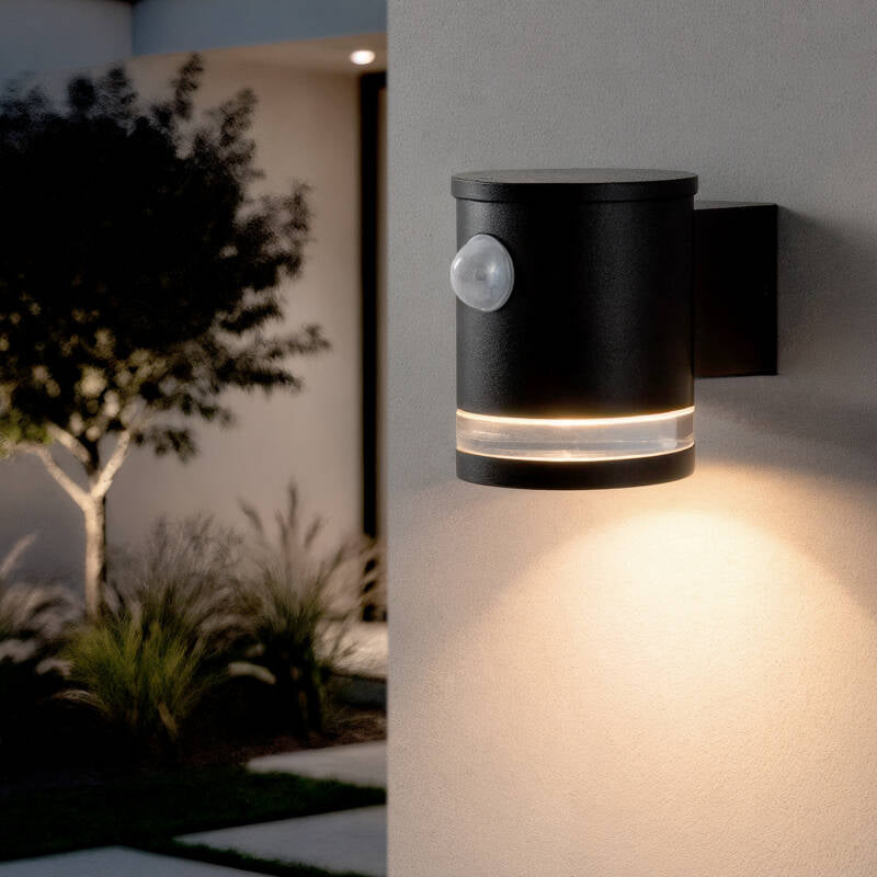 LINDIVO solar buitenwandlamp zwart, afbeelding 4