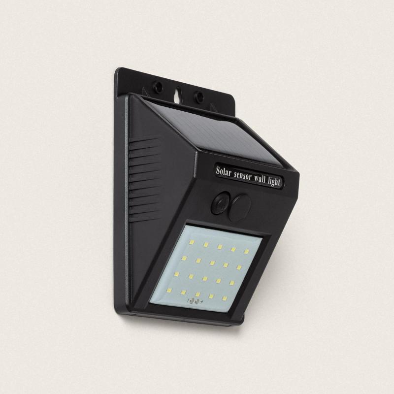LORNANO solar buitenwandlamp zwart