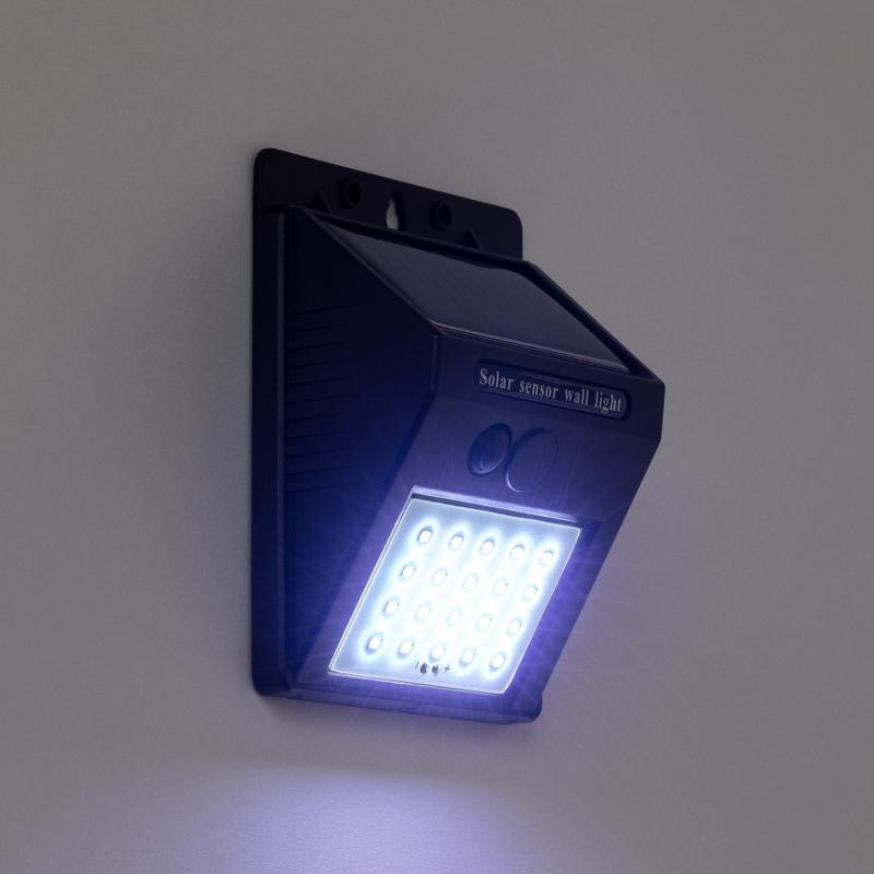 LORNANO solar buitenwandlamp zwart, afbeelding 2