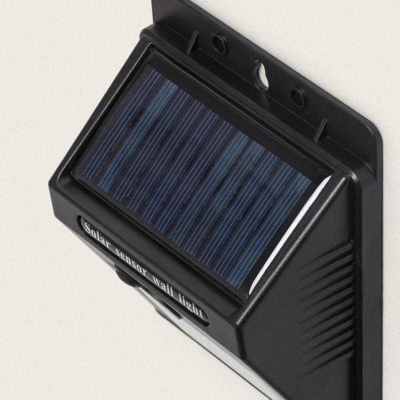 LORNANO solar buitenwandlamp zwart, afbeelding 4