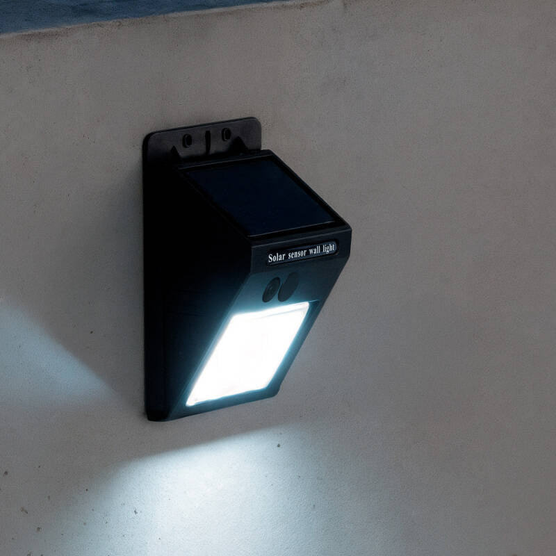 LORNANO solar buitenwandlamp zwart, afbeelding 5