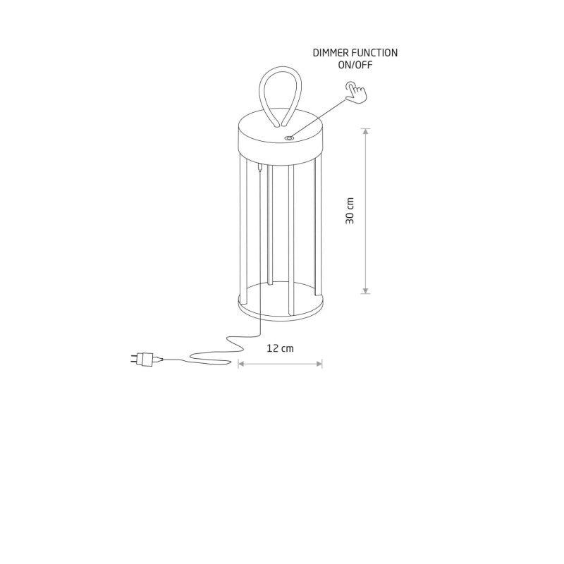 NALA LED buitenlamp zwart, afbeelding 9