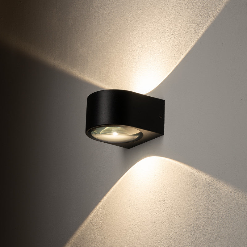 NEL LED II buitenwandlamp zwart, afbeelding 2