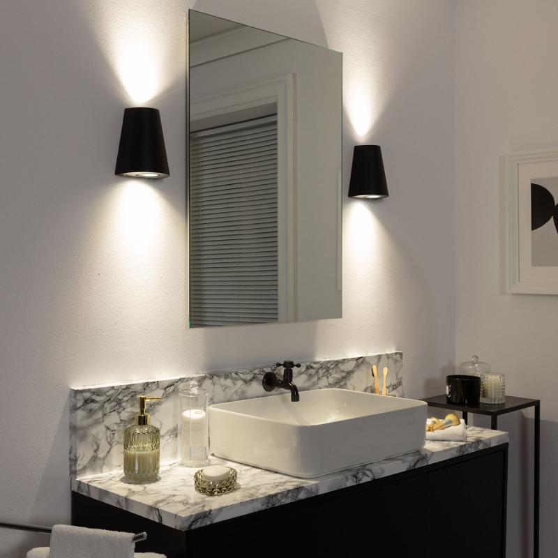 NISTARO buitenwandlamp zwart, afbeelding 2