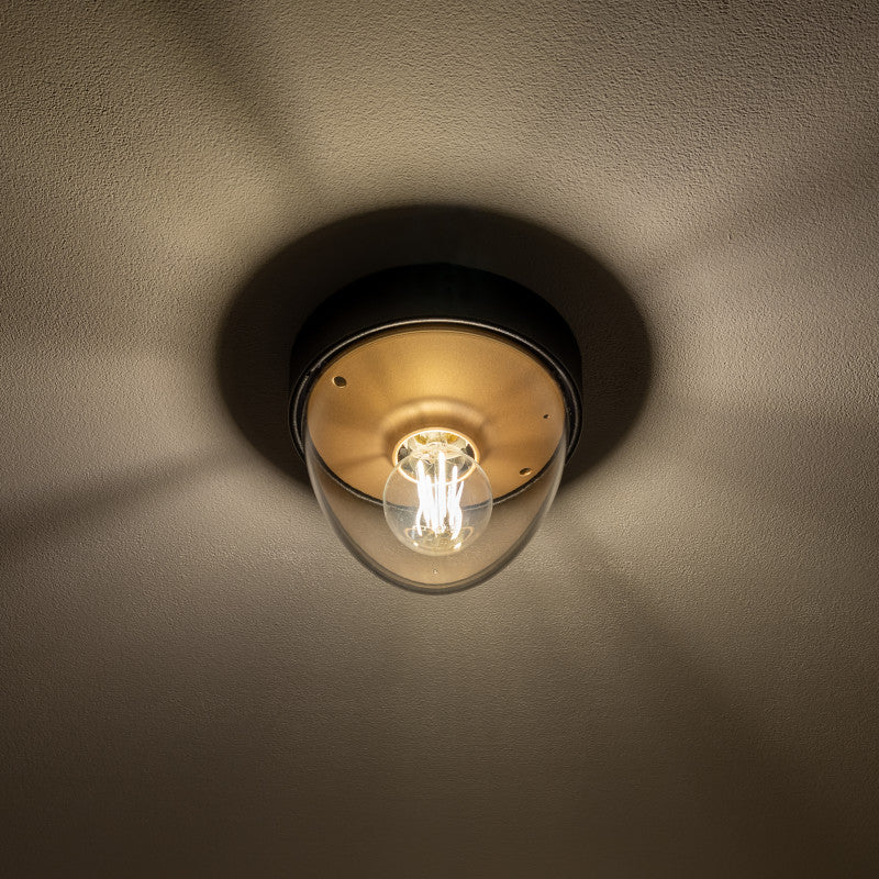 NOOK buitenplafondlamp goud met zwart, afbeelding 4