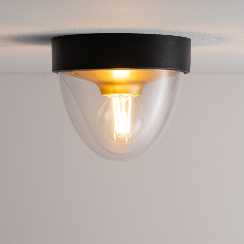 NOOK buitenplafondlamp goud met zwart, afbeelding 3