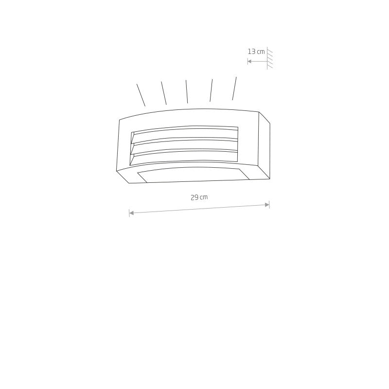 ORINOKO I buitenwandlamp grafiet, afbeelding 2