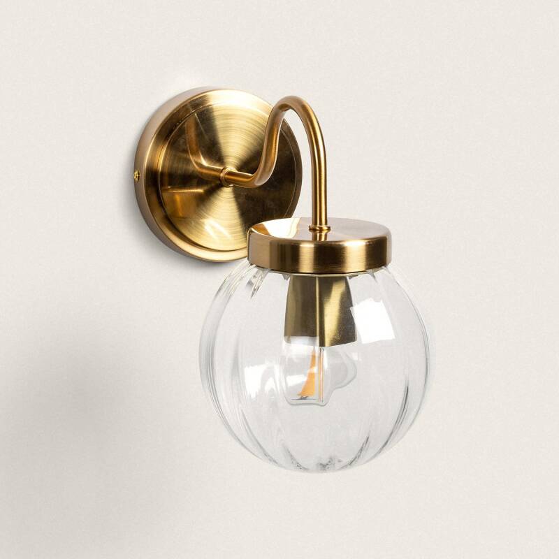 OSTRANO buitenwandlamp goud