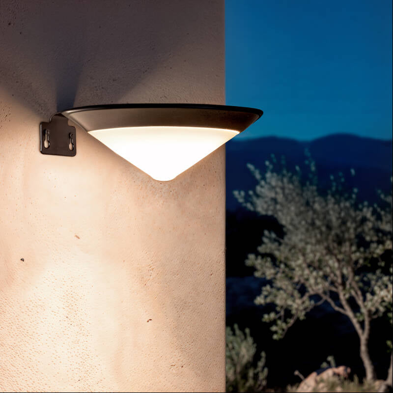 PALMANO solar buitenwandlamp zwart, afbeelding 5