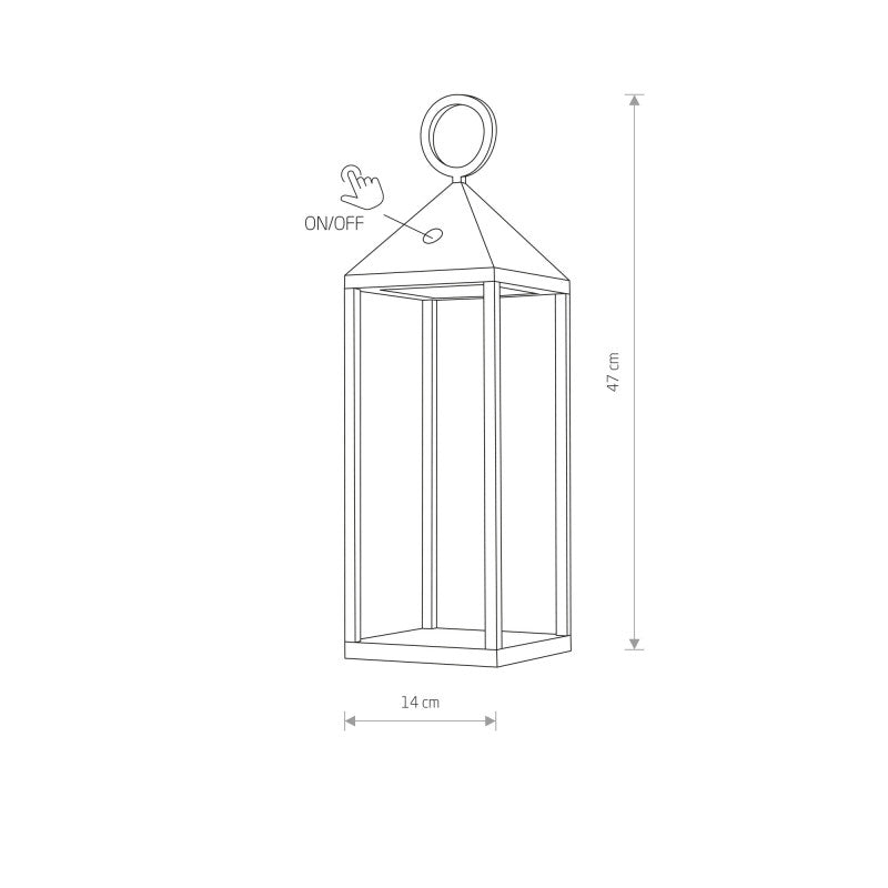 PICNIC LED oplaadbare buitenlamp wit, afbeelding 4