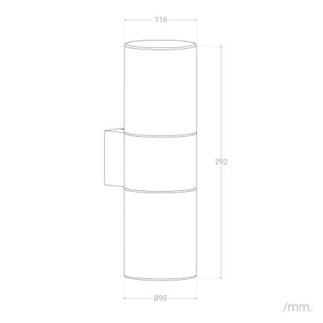 PORTIVO maattekening