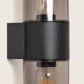 PORTIVO buitenwandlamp zwart
