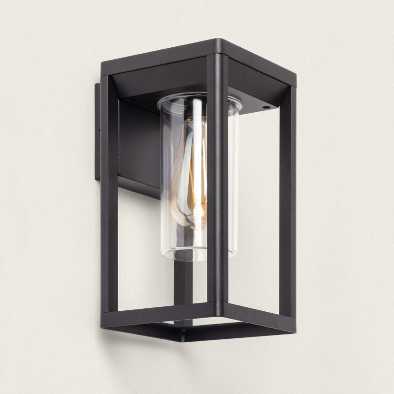 PREVARO buitenwandlamp zwart
