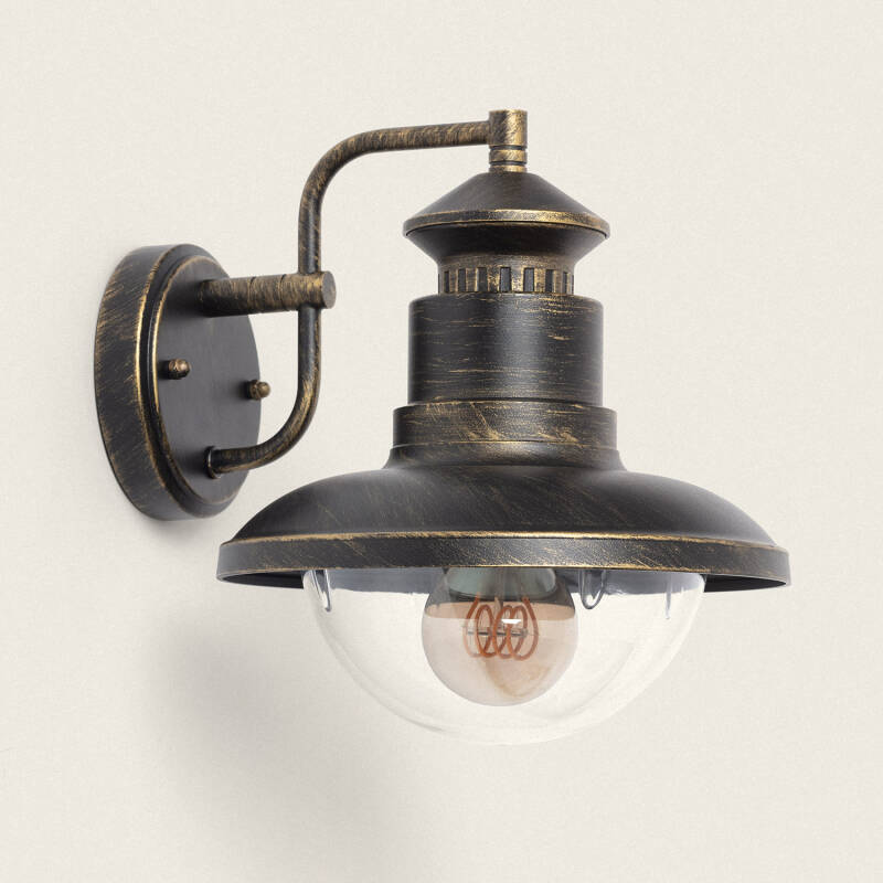 QUARZARO buitenwandlamp messing