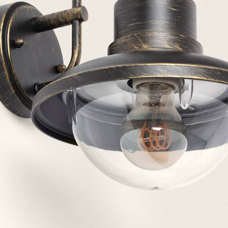 QUARZARO buitenwandlamp messing, afbeelding 3