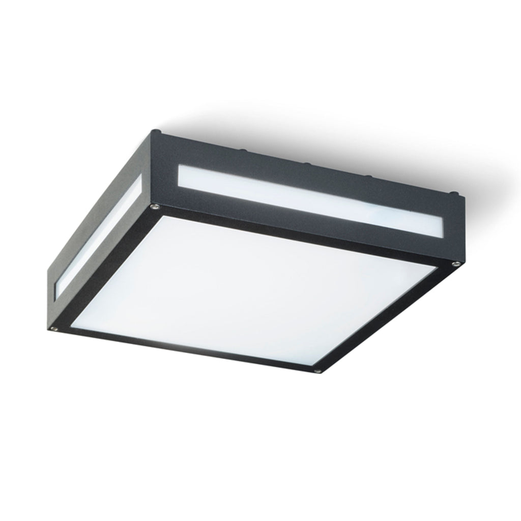 PLAKA buitenplafondlamp zwart