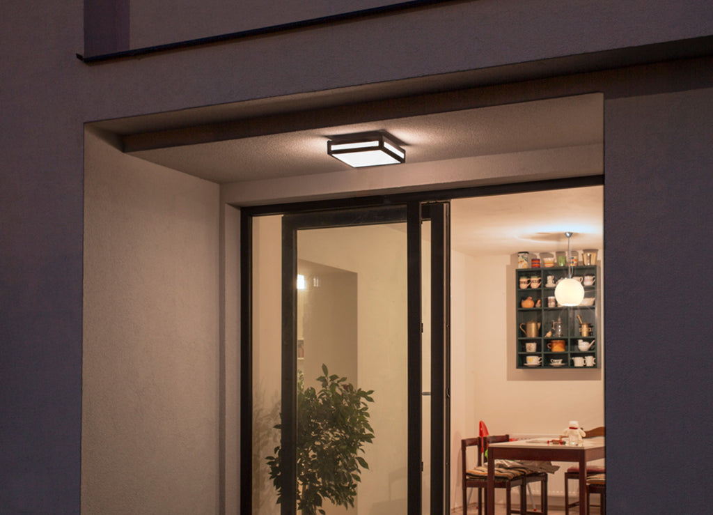 PLAKA buitenplafondlamp zwart, afbeelding 3