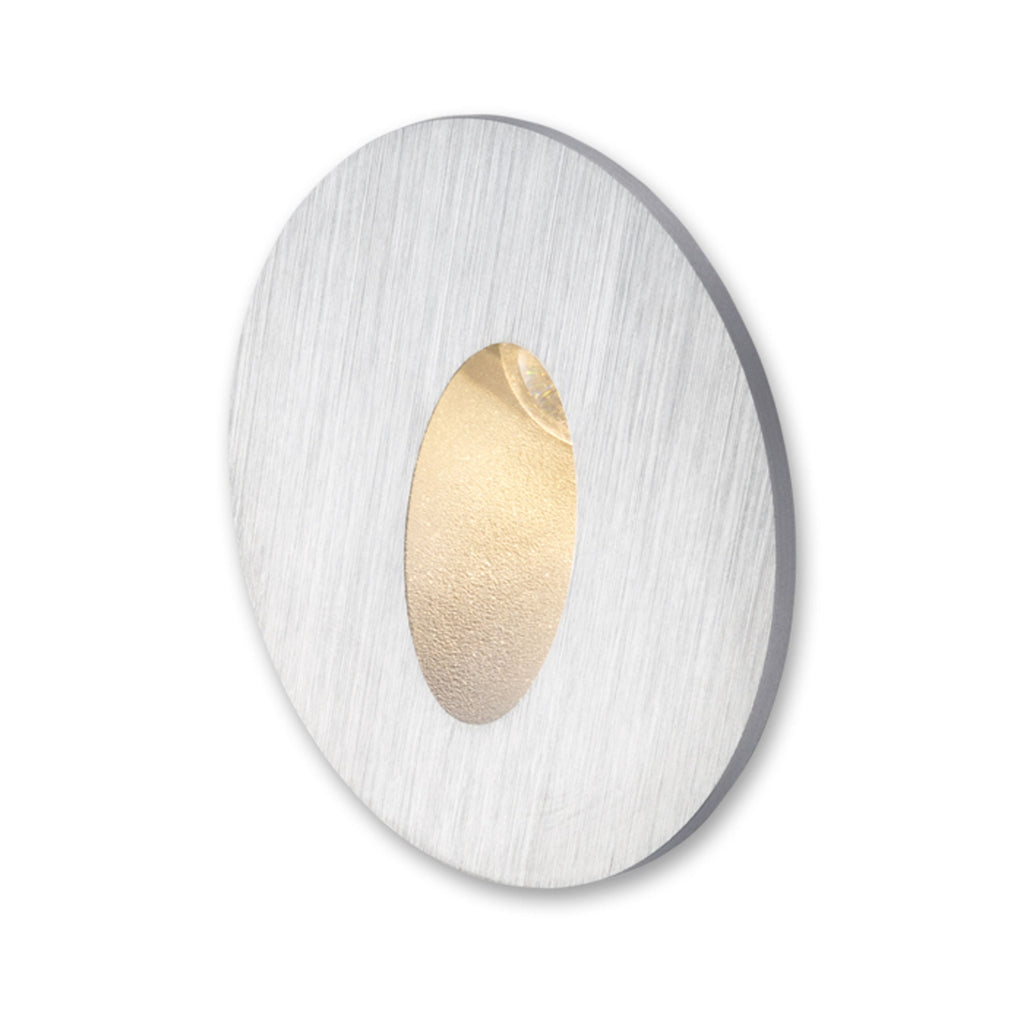 ELICA R buitenwandlamp geborsteld aluminium