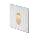 ELICA VIERKANT buitenwandlamp geborsteld aluminium