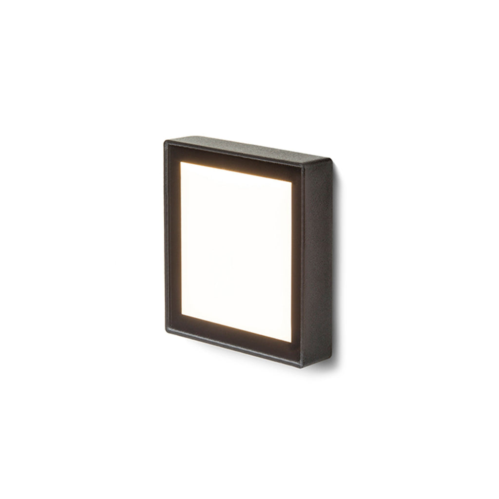 DEJAVU SQ 9 buitenwandlamp zwart