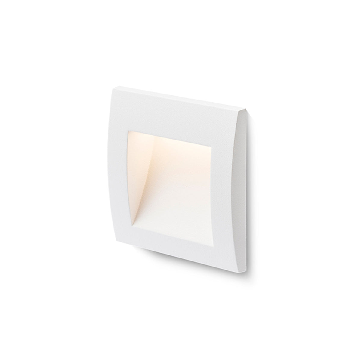 GORDIQ S inbouw buitenwandlamp wit