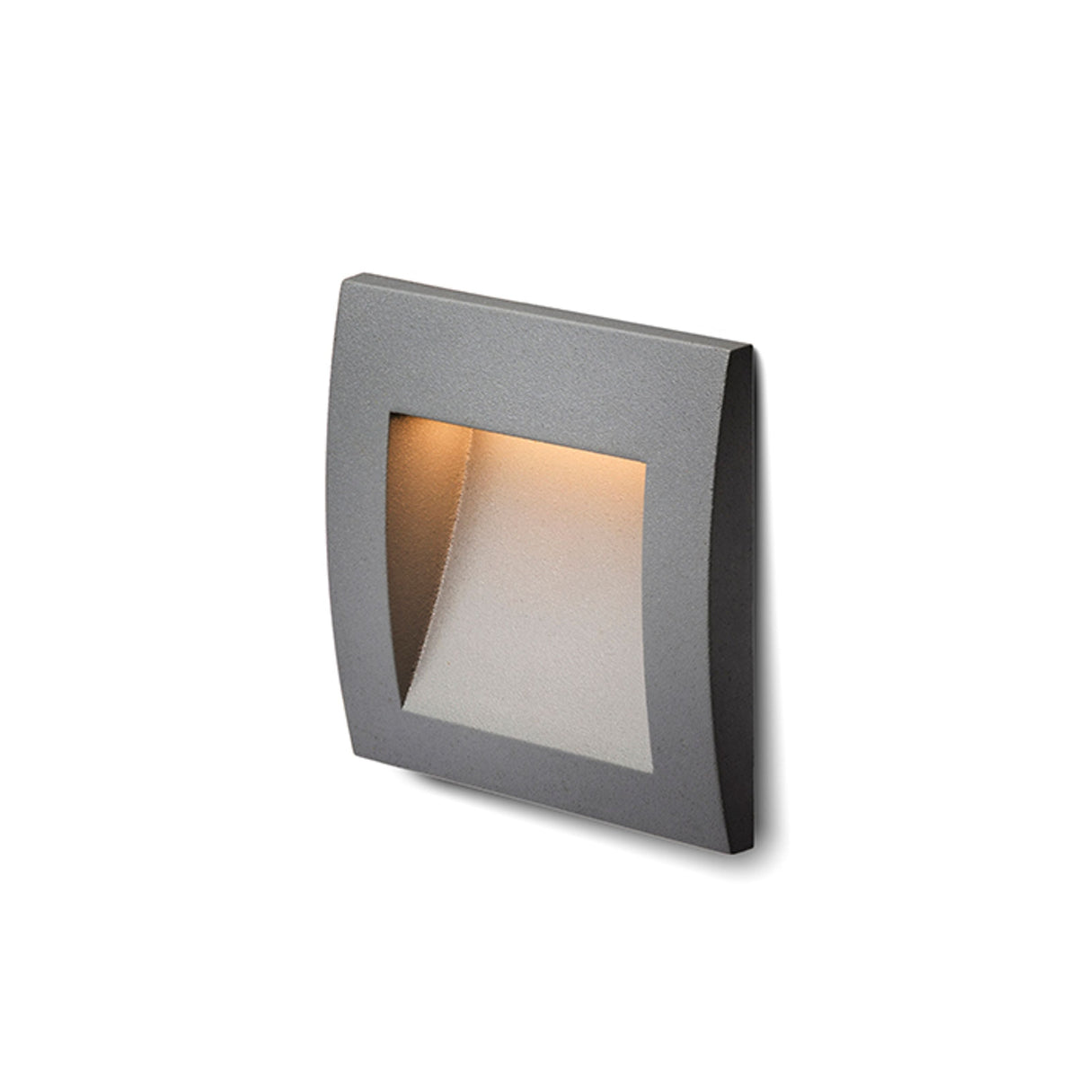 GORDIQ S inbouw buitenwandlamp antraciet