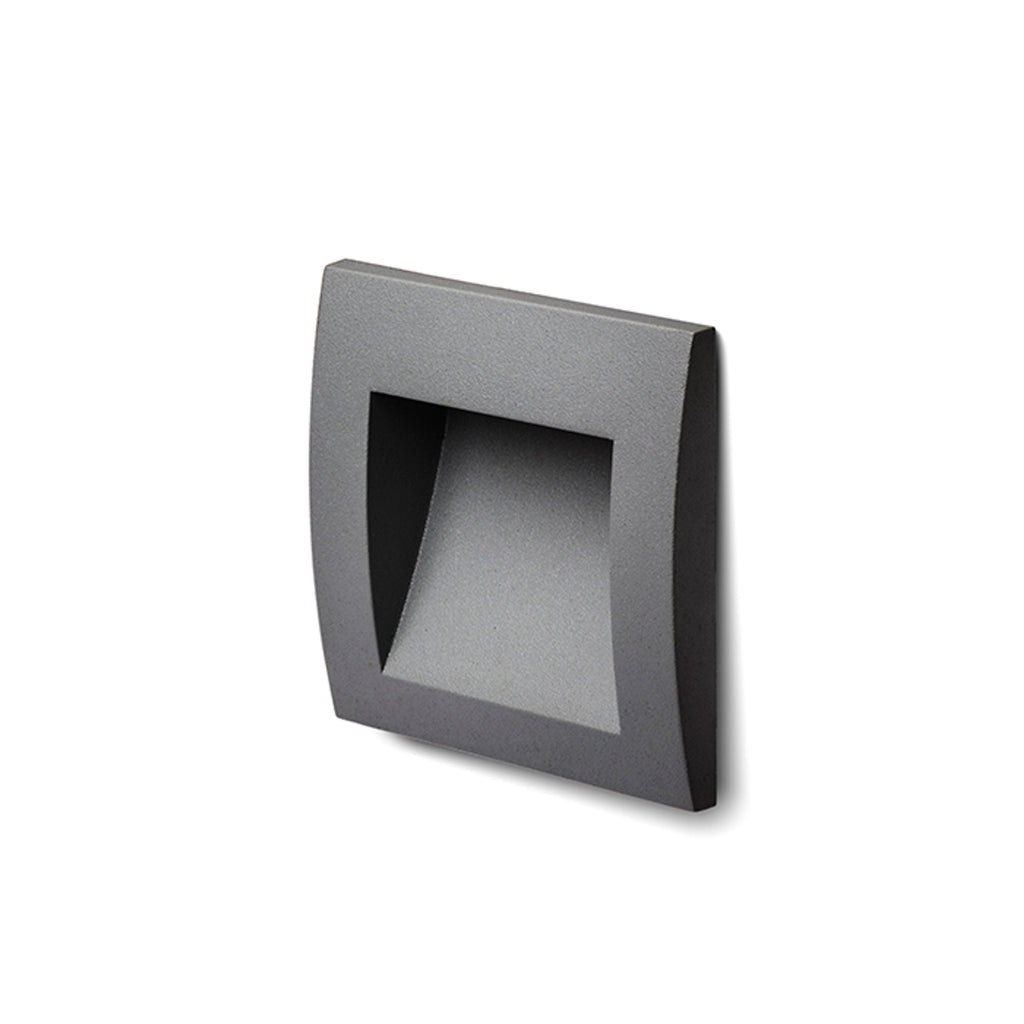 GORDIQ S inbouw buitenwandlamp antraciet, afbeelding 3