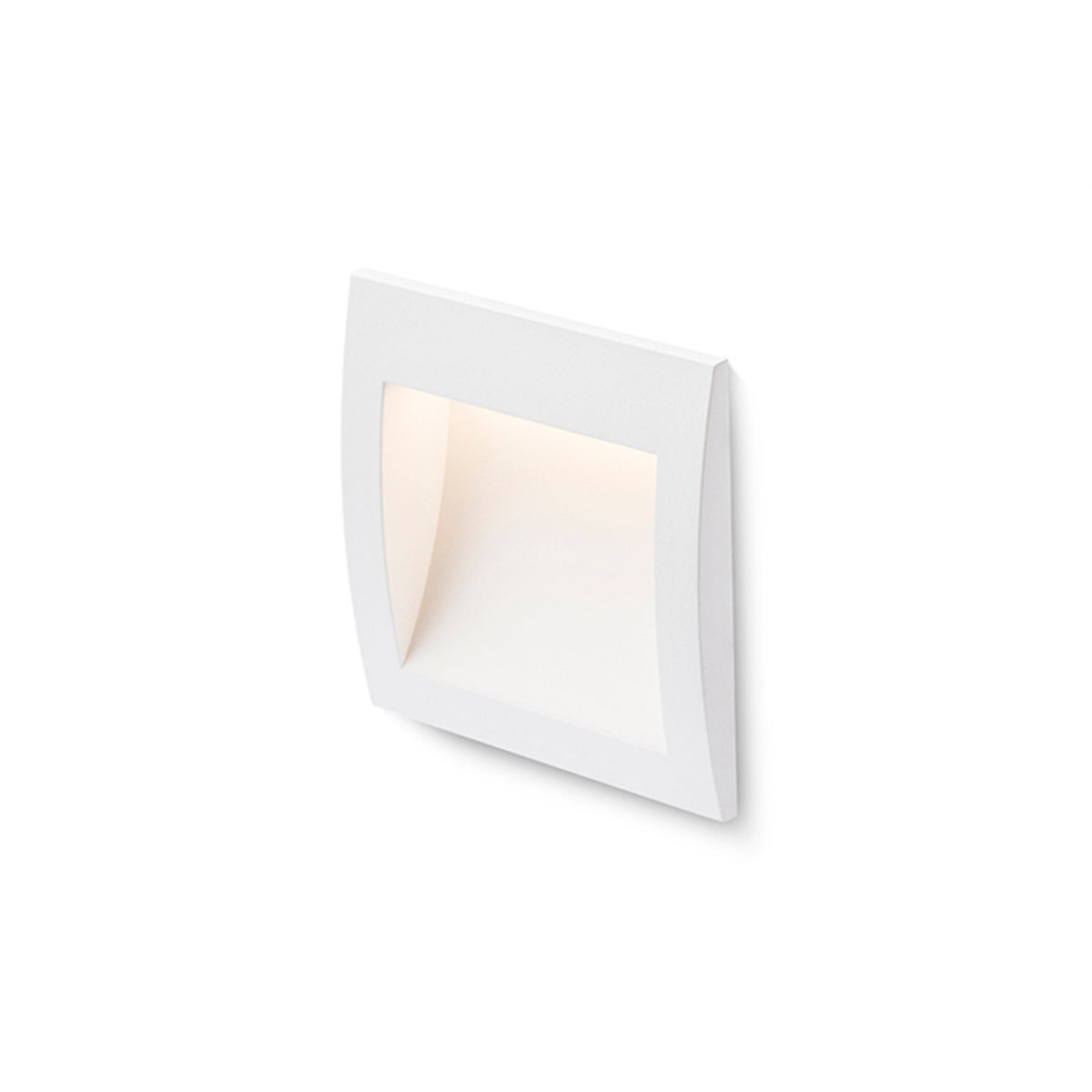 GORDIQ M inbouw wandlamp wit