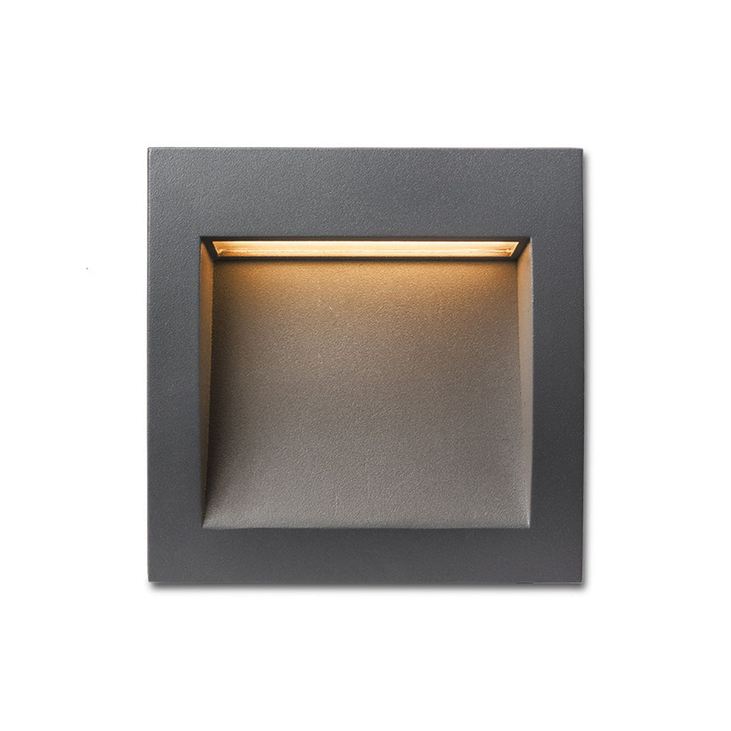 GORDIQ M inbouw wandlamp antraciet, afbeelding 4