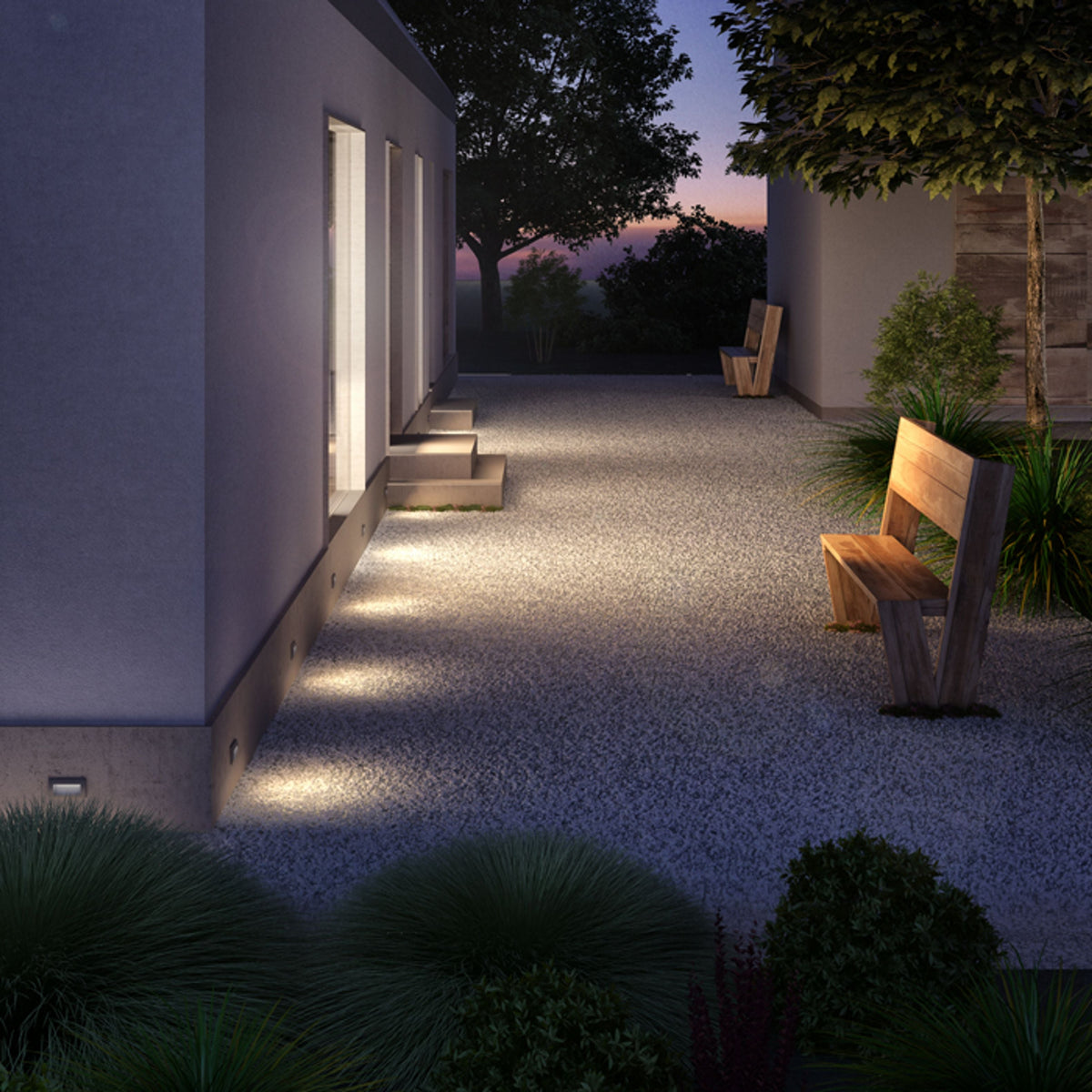 GORDIQ L buitenwandlamp antraciet, afbeelding 2