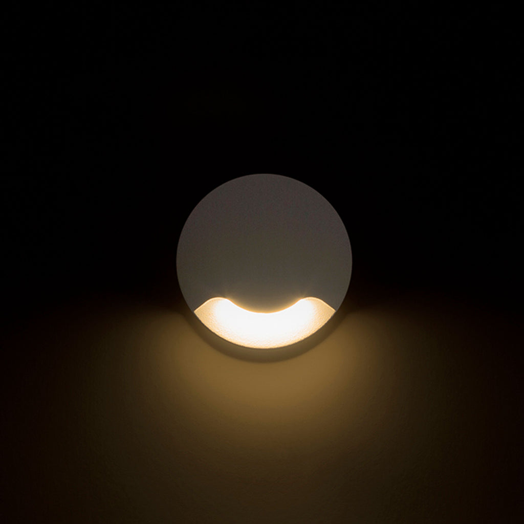 KICK I inbouw buitenwandlamp wit, afbeelding 2