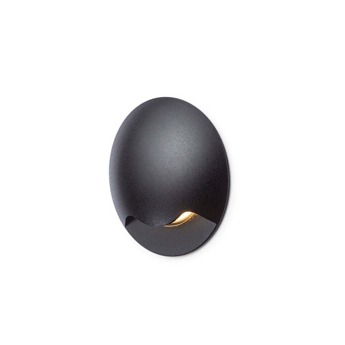 KICK I inbouw buitenwandlamp zwart