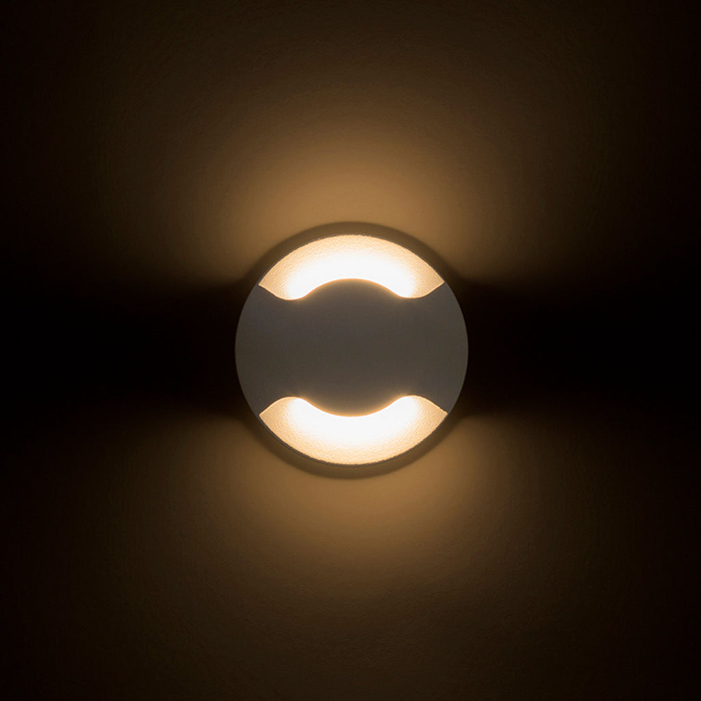 KICK II inbouw wandlamp wit, afbeelding 2