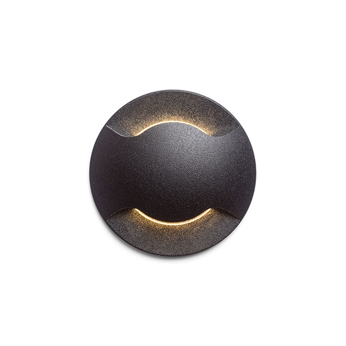 KICK II inbouw wandlamp zwart
