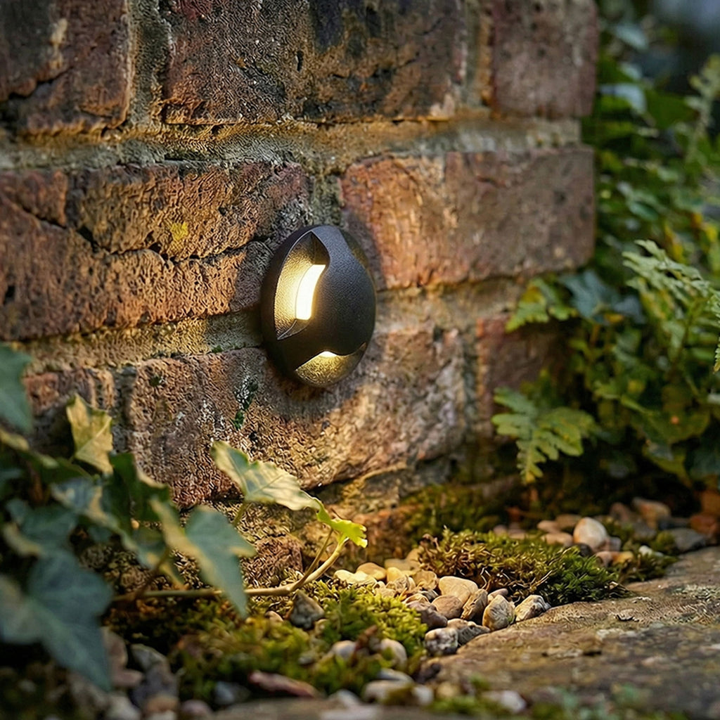 KICK III inbouw wandlamp zwart, afbeelding 2